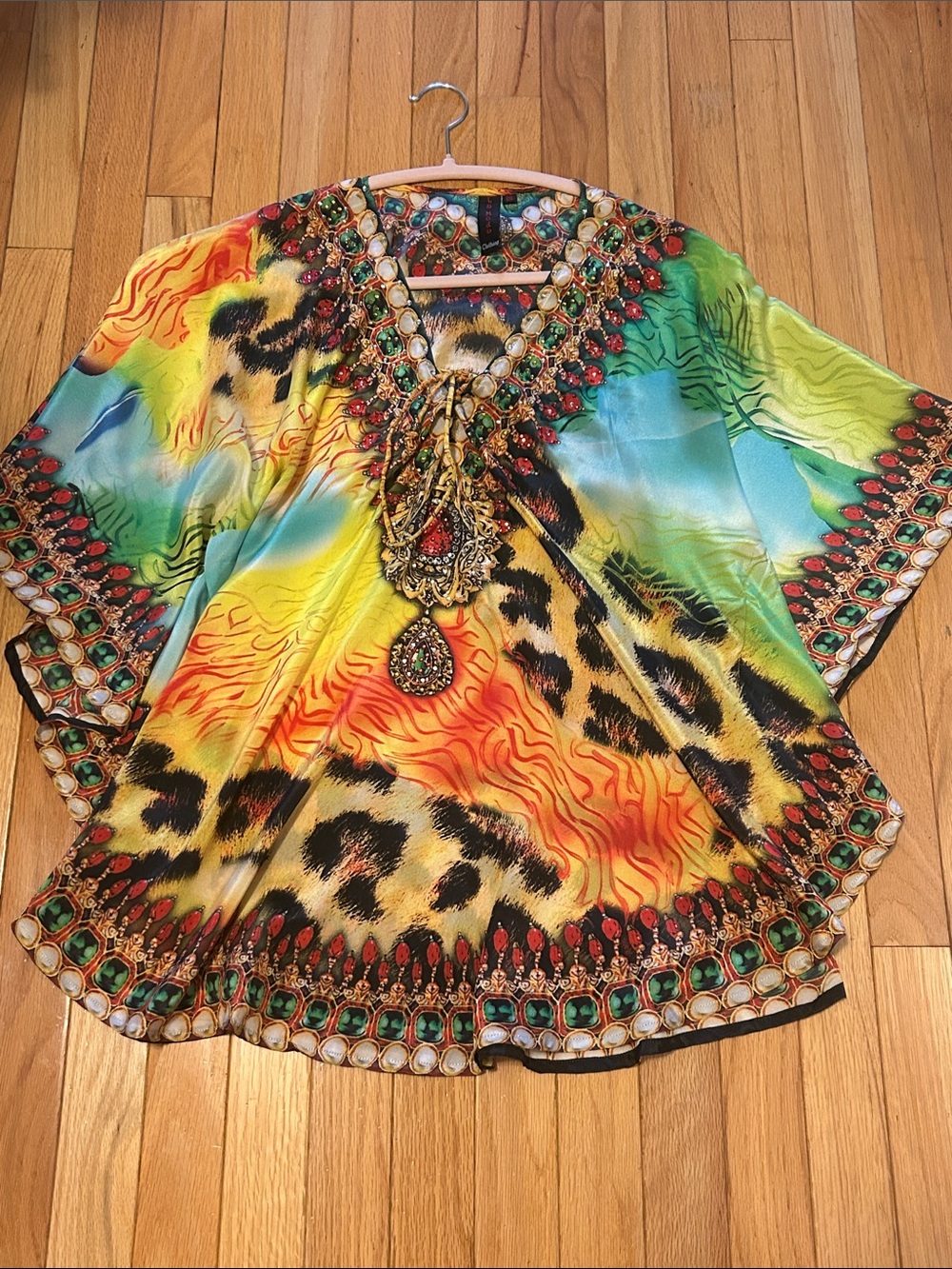 Multi-Color Women's Swim Coverup Tunic